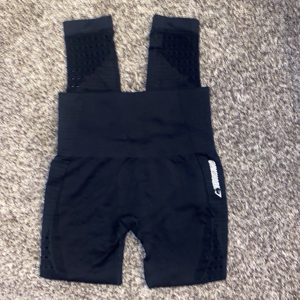 Like-New Gymshark Energy Seamless High Waisted Leggings-Black
